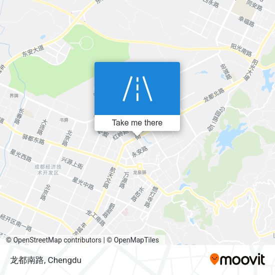 龙都南路 map