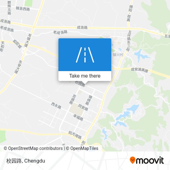 校园路 map