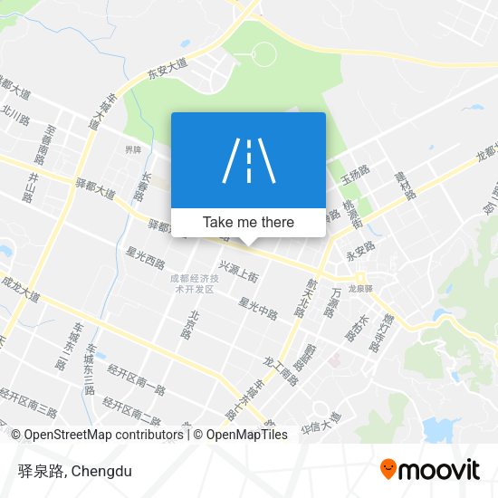 驿泉路 map
