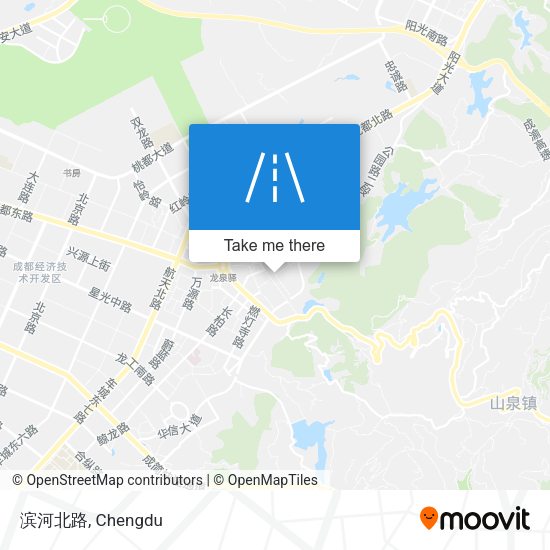 滨河北路 map
