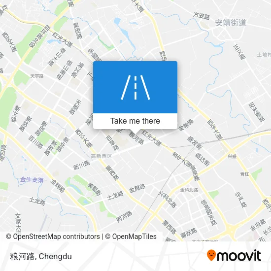 粮河路 map