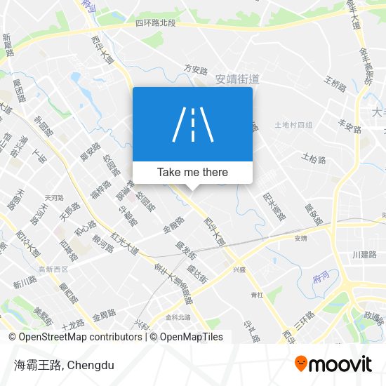 海霸王路 map