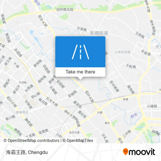 海霸王路 map