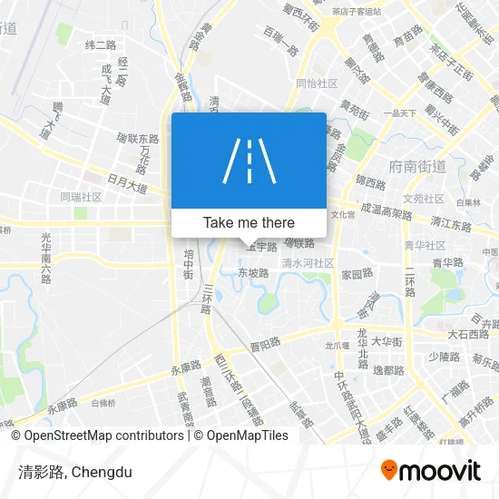 清影路 map