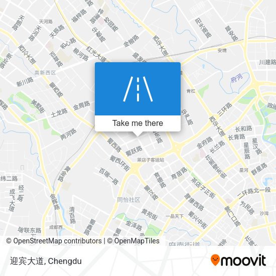迎宾大道 map