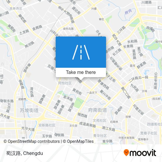蜀汉路 map