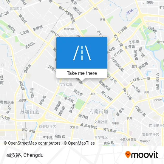 蜀汉路 map