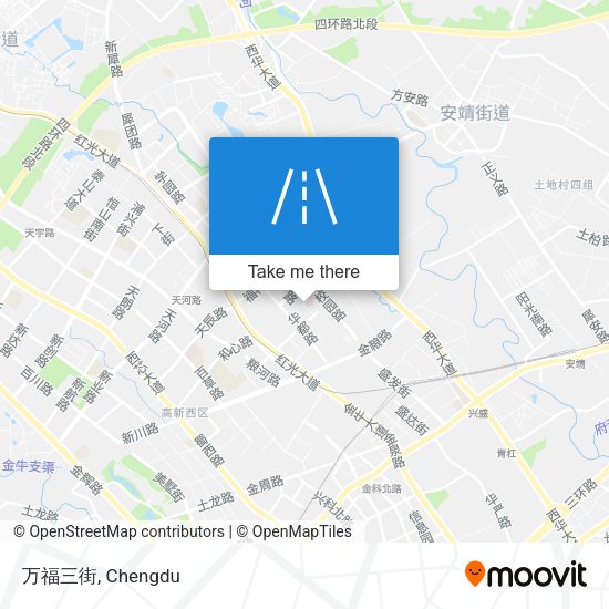 万福三街 map