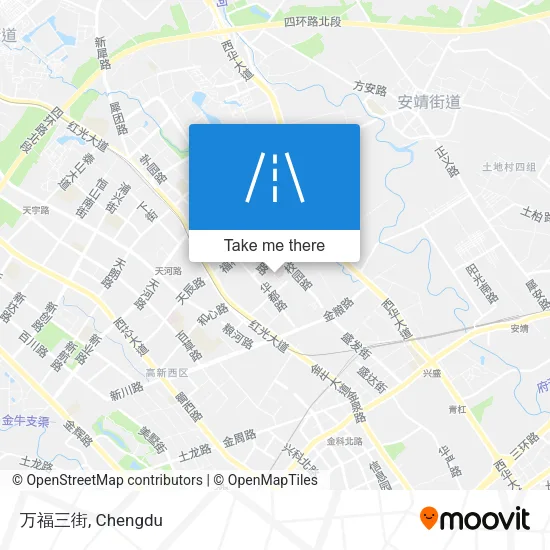 万福三街 map