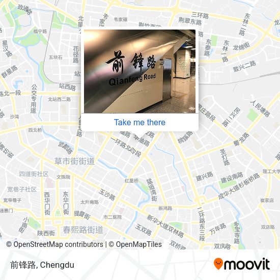 前锋路 map