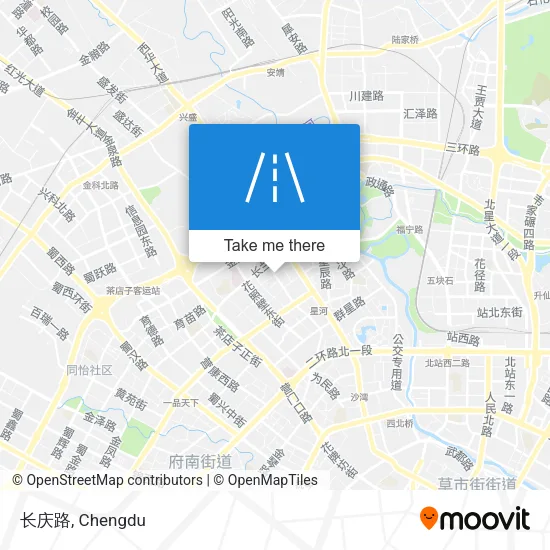 长庆路 map