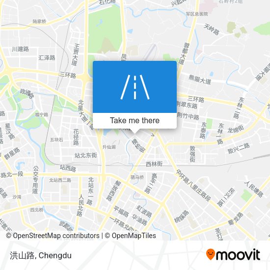 洪山路 map