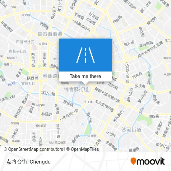 点将台街 map