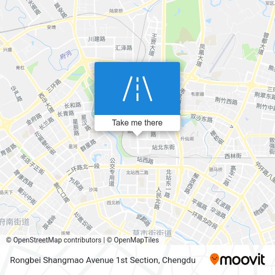 Rongbei Shangmao Avenue 1st Section map