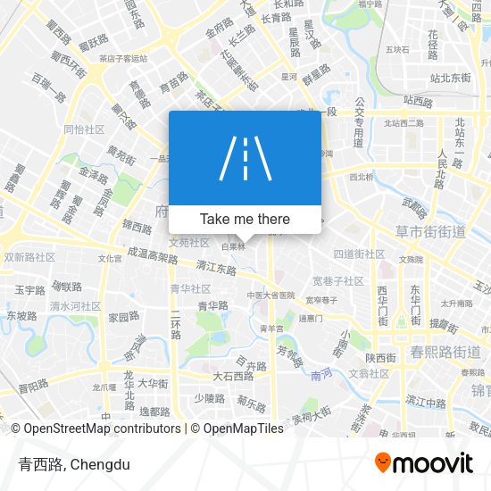 青西路 map