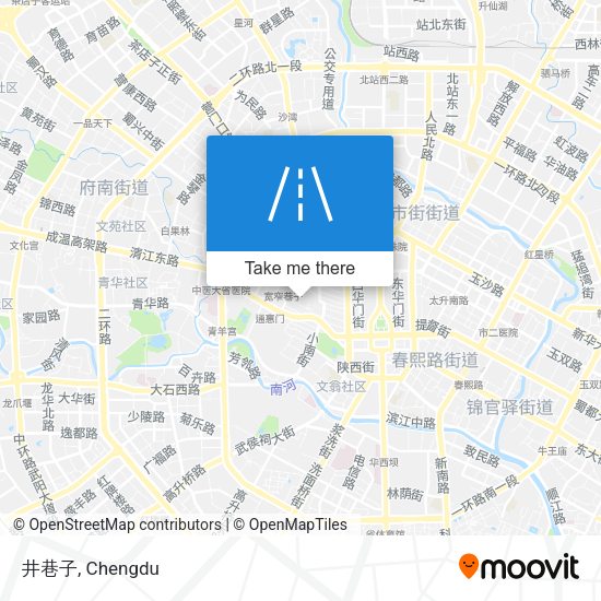 井巷子 map
