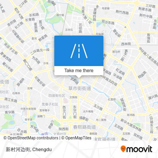 新村河边街 map