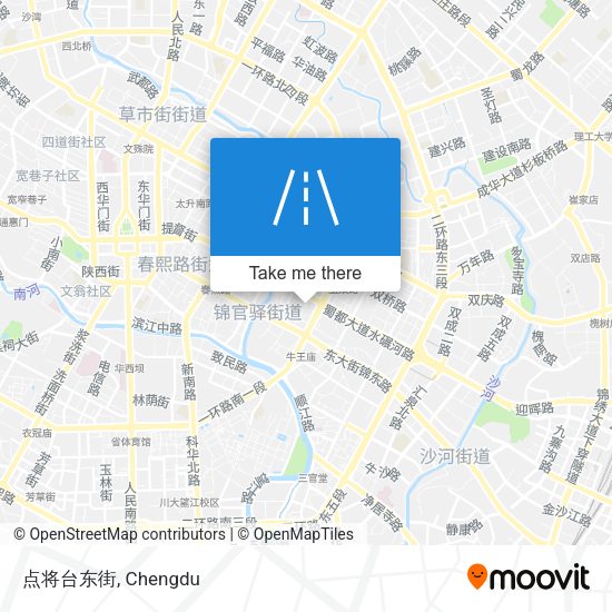 点将台东街 map