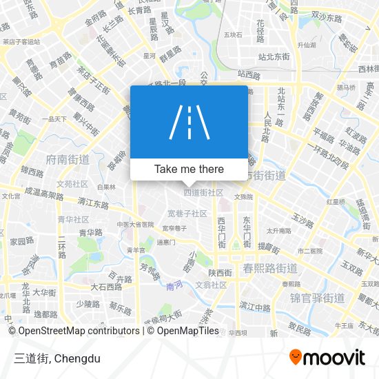 三道街 map