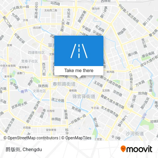 爵版街 map