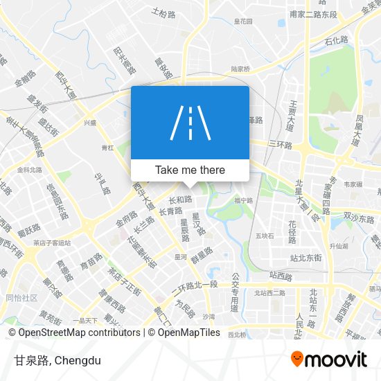 甘泉路 map