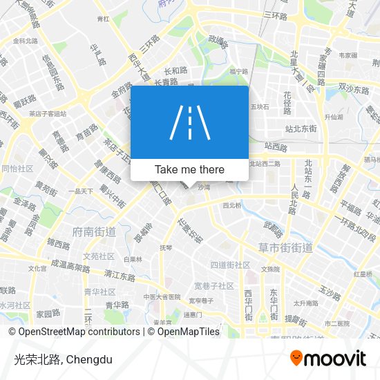 光荣北路 map