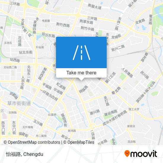 怡福路 map