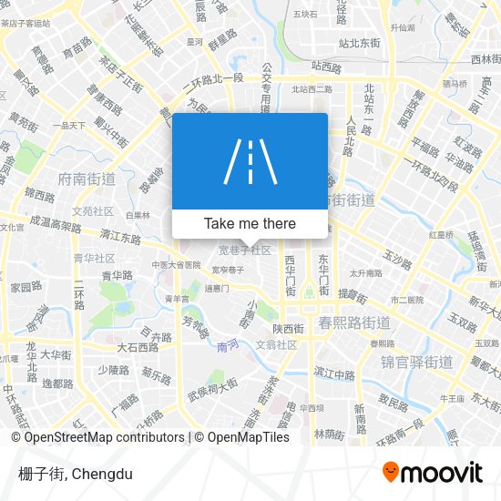 栅子街 map