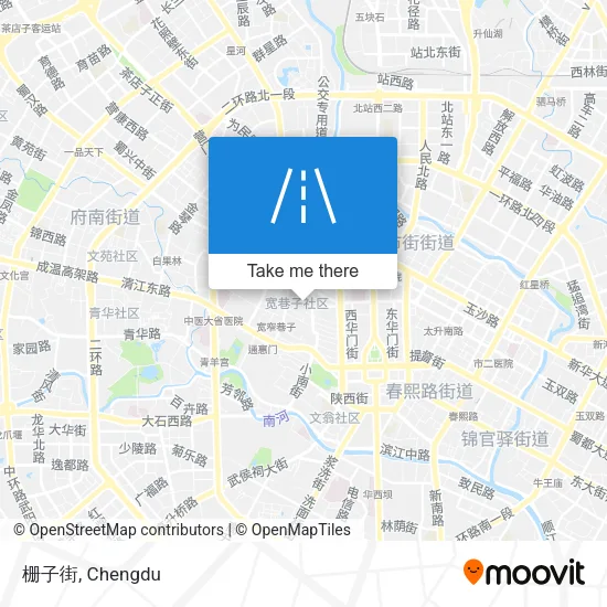 栅子街 map