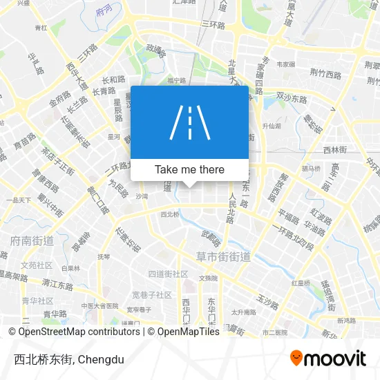 西北桥东街 map