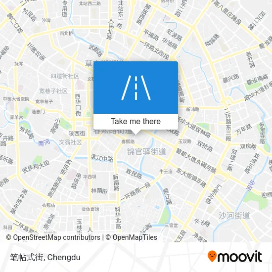 笔帖式街 map