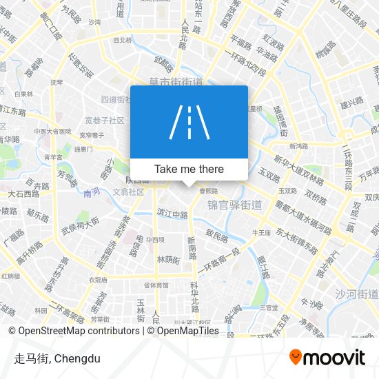 走马街 map
