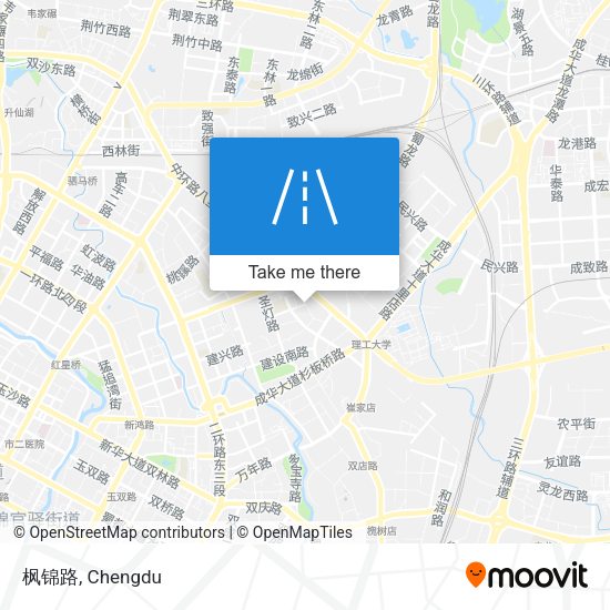 枫锦路 map