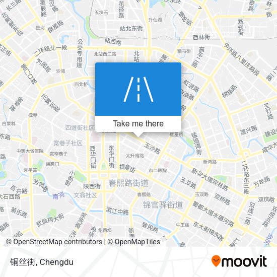 铜丝街 map