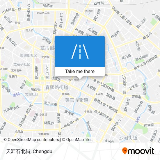 天涯石北街 map