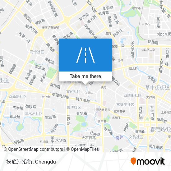 摸底河沿街 map