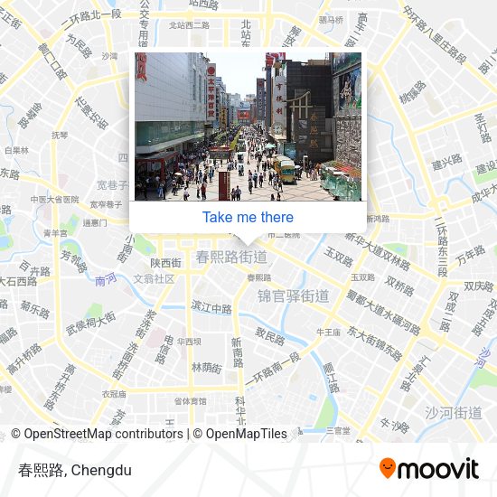 春熙路 map