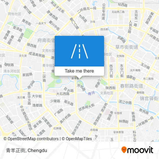 青羊正街 map