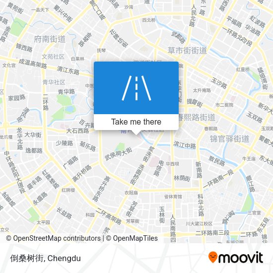 倒桑树街 map