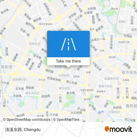 清溪东路 map