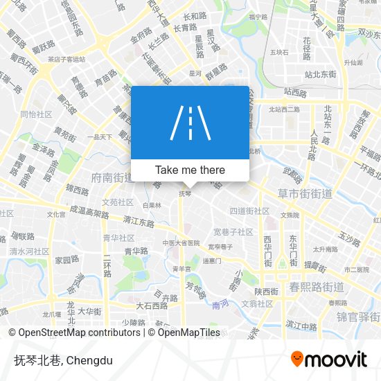 抚琴北巷 map