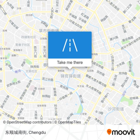 东顺城南街 map