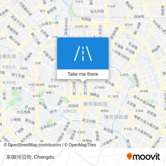 东御河沿街 map