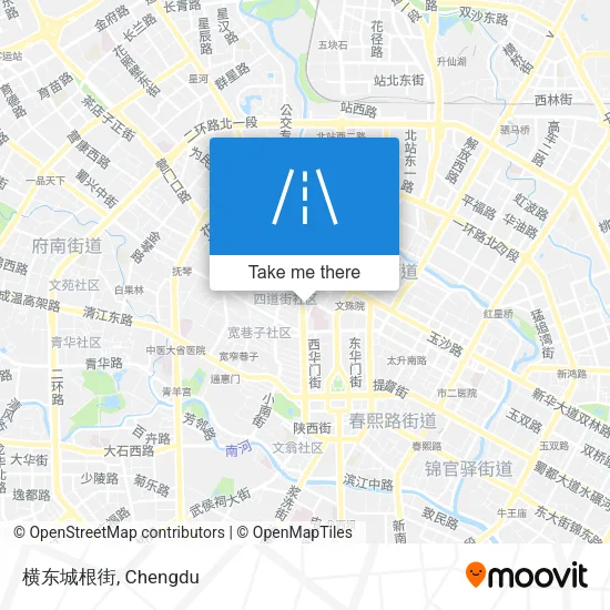 横东城根街 map