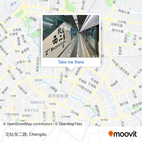 北站东二路 map