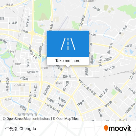 仁爱路 map