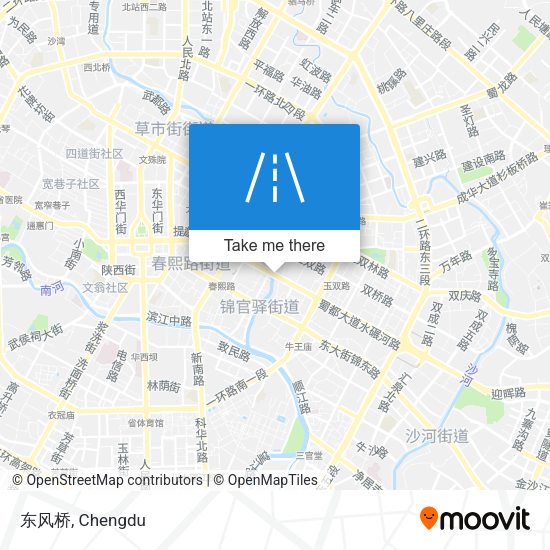 东风桥 map