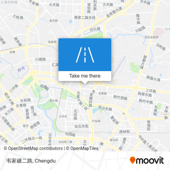 韦家碾二路 map