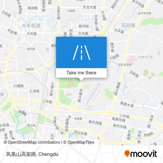 凤凰山高架路 map