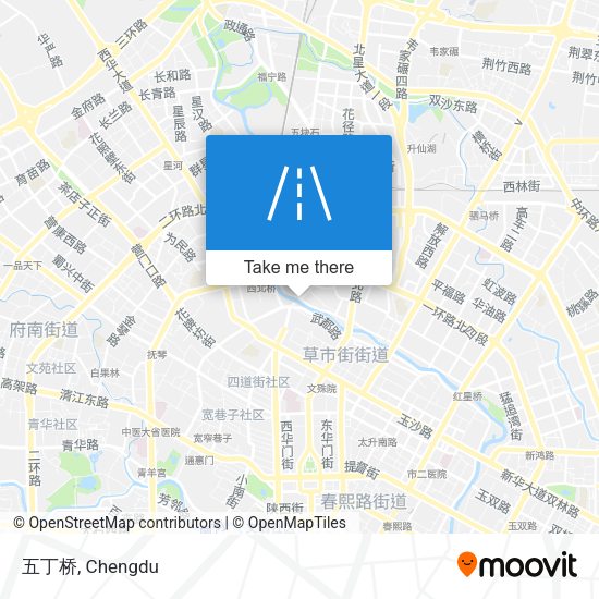 五丁桥 map